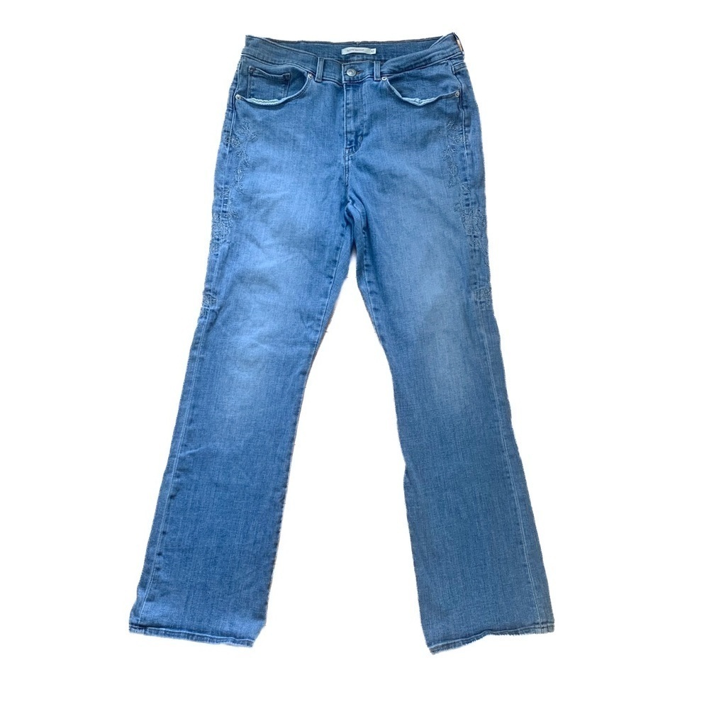 Levi Strauss Classic Bootcut Embroidered Jeans Size 10 - Picture 1 of 11